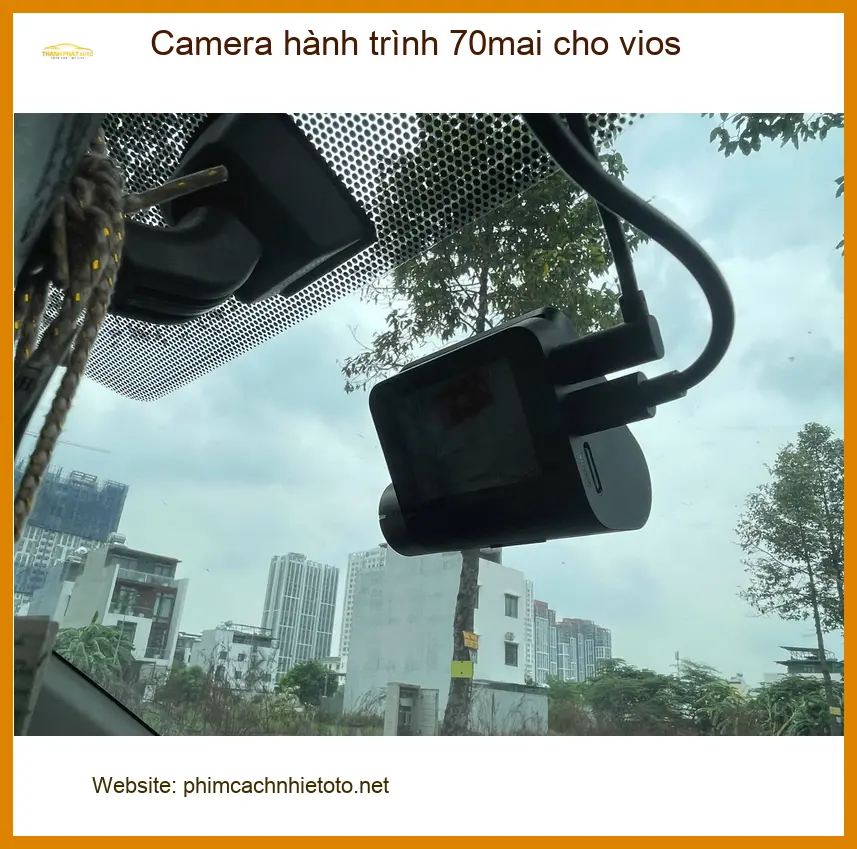 Anh Tùng lắp Camera hành trình 70mai cho Vios Quận 8 an tâm lái xe ảnh thực tế 2