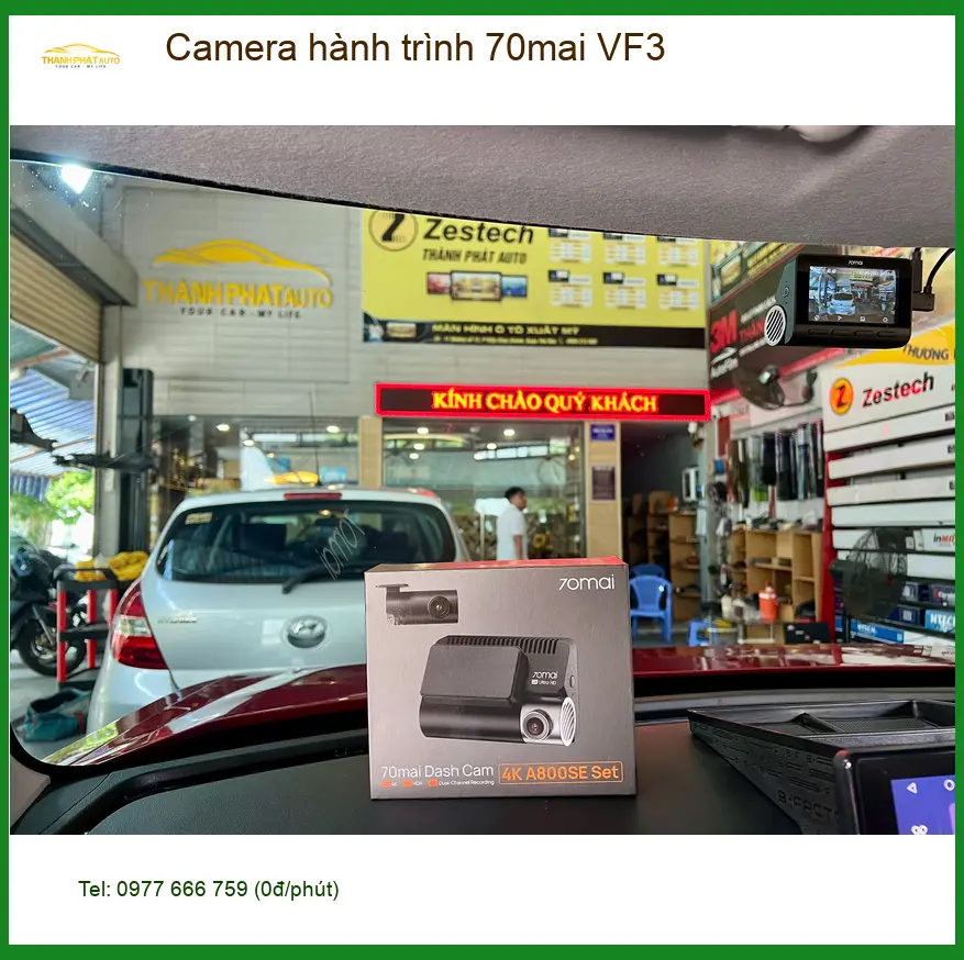 Anh Minh lắp Camera hành trình 70mai VF3 chính hãng tại Bình Chánh