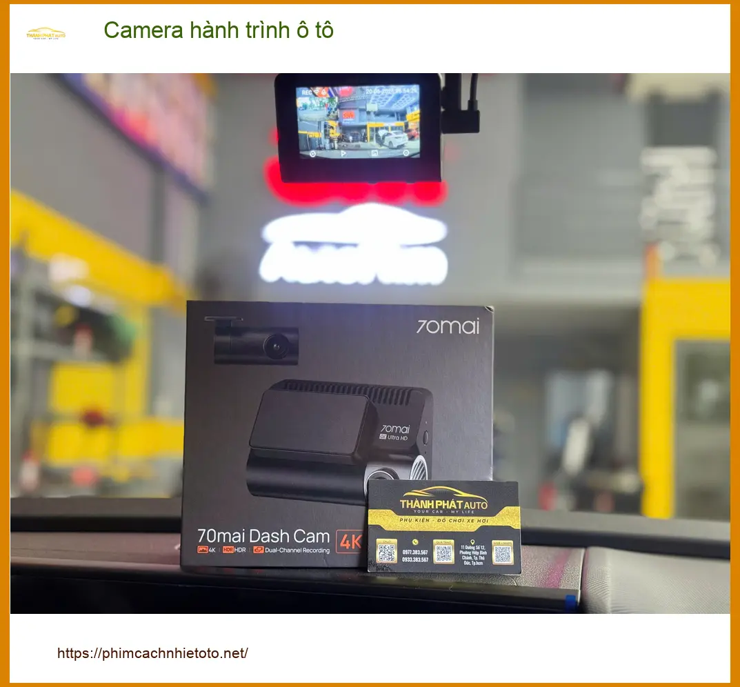 Anh Phong gắn Camera hành trình ô tô VinFast Lux A tại Gò Vấp