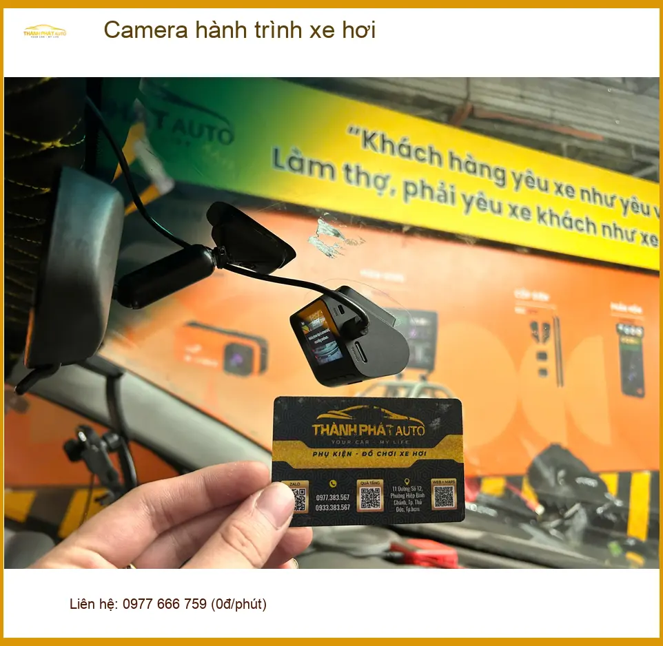Anh Phúc Khang lắp Camera hành trình xe hơi Hyundai Accent tại Quận 5 ảnh thực tế 3