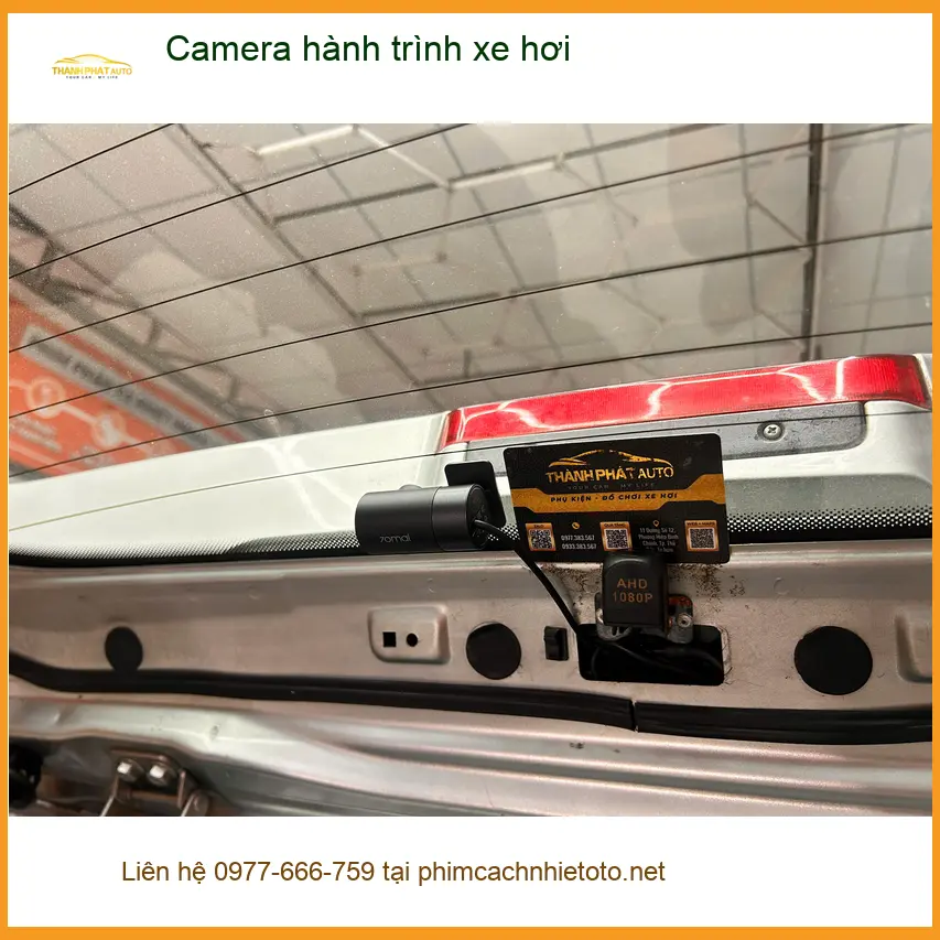 Anh Quang lắp camera hành trình xe hơi Hyundai Santa Fe ở Gò Vấp ảnh thực tế 5