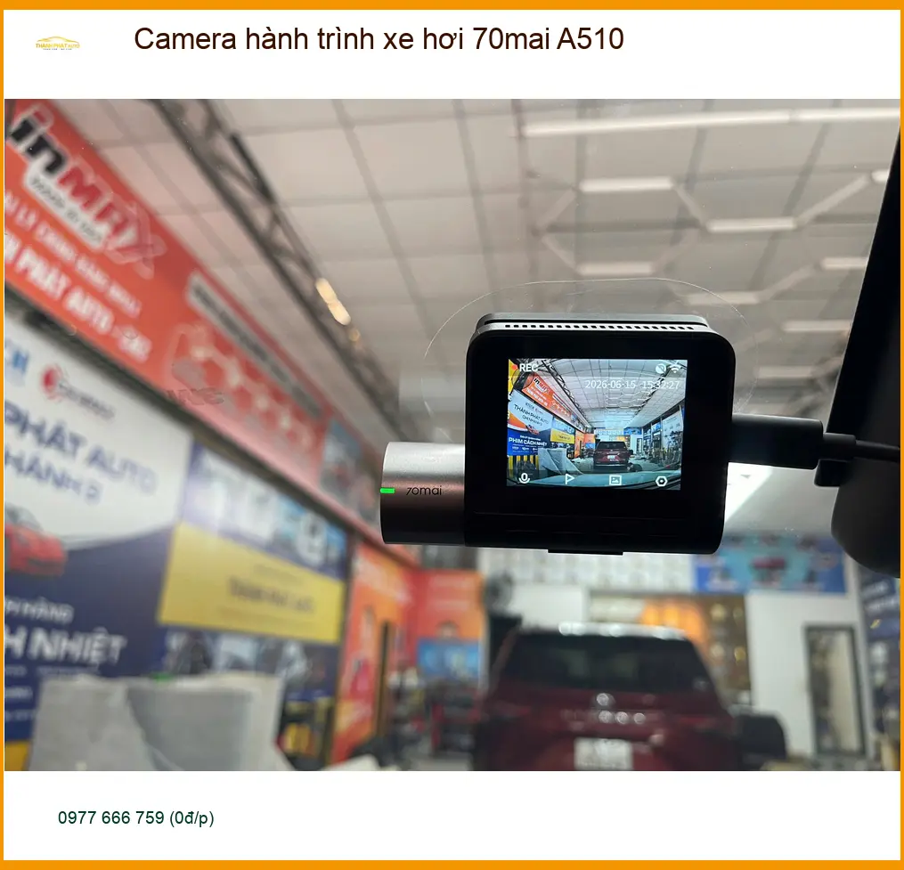 Anh Khải gắn Camera hành trình 70mai A510 cho Kia Sorento tại Quận 7 tránh va chạm