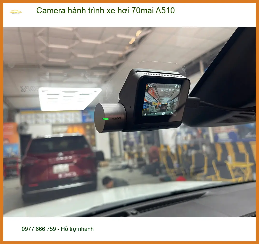Anh Khải gắn Camera hành trình 70mai A510 cho Kia Sorento tại Quận 7 tránh va chạm ảnh thực tế 3