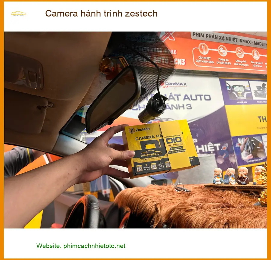 Anh Tấn lắp camera hành trình Zestech cho Hyundai Accent ở Quận 12 để an tâm lái xe ảnh thực tế 4
