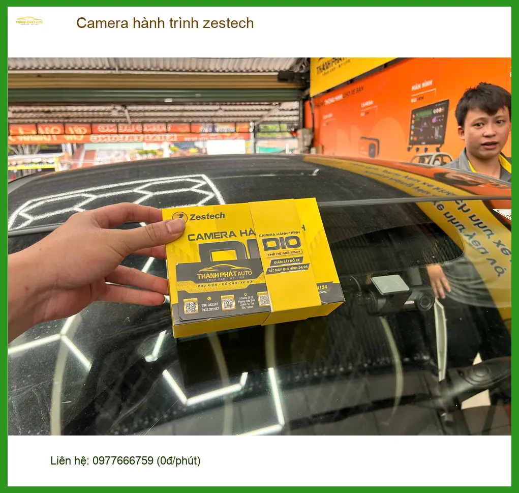 Chị Hằng gắn Camera hành trình Zestech cho Toyota Corolla Cross tại Quận 11