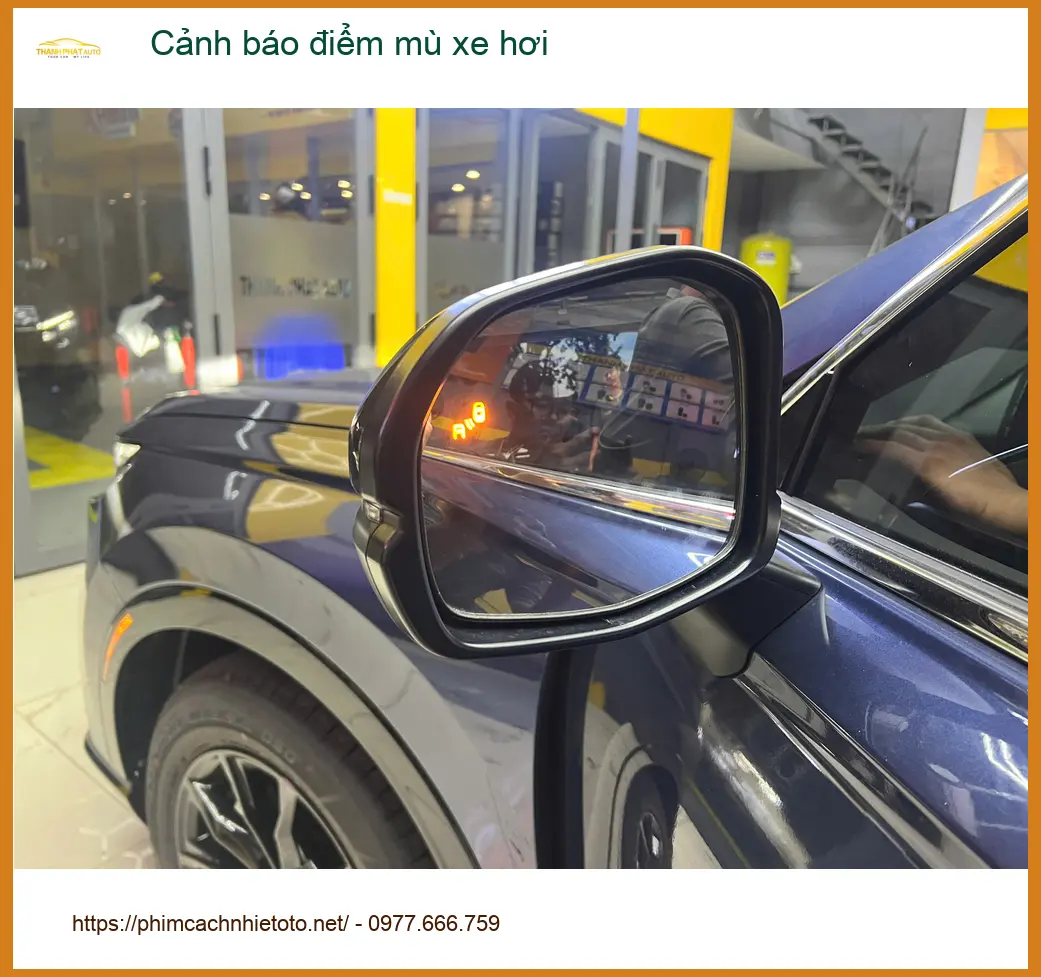 Anh Bách lắp cảnh báo điểm mù cho Honda CRV ở Quận 10 ảnh thực tế 2