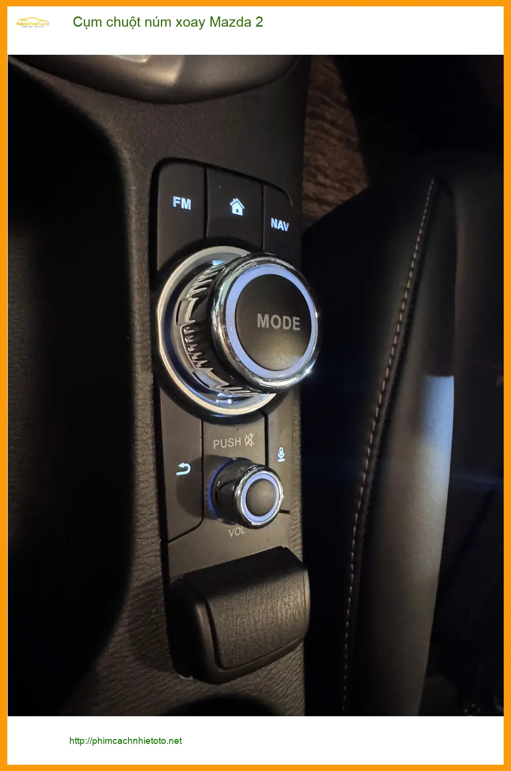 Anh Lâm lắp Cụm chuột núm xoay Mazda 2 tại Quận 8 để trải nghiệm lái mượt mà hơn ảnh thực tế 2