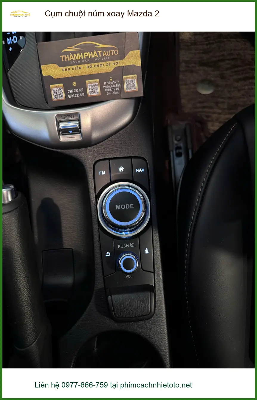 Anh Lâm lắp Cụm chuột núm xoay Mazda 2 tại Quận 8 để trải nghiệm lái mượt mà hơn ảnh thực tế 3
