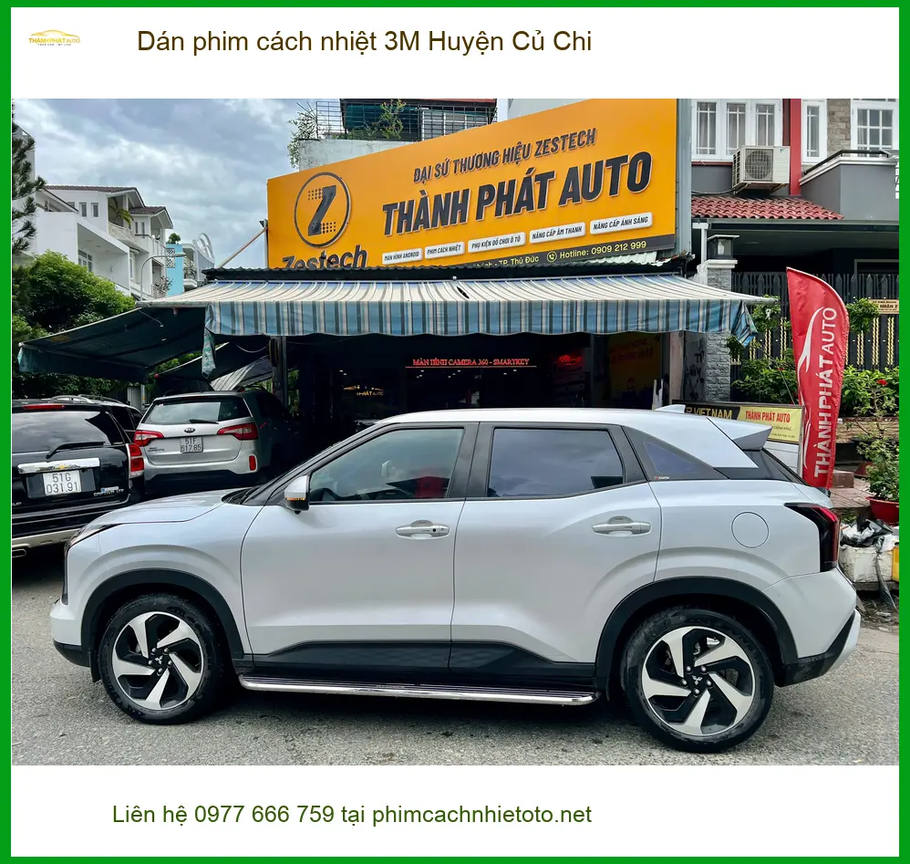 Cửa Hàng Dán Phim Cách Nhiệt Ô Tô phim cách nhiệt 3M Huyện Củ Chi - Giá Tốt TPHCM