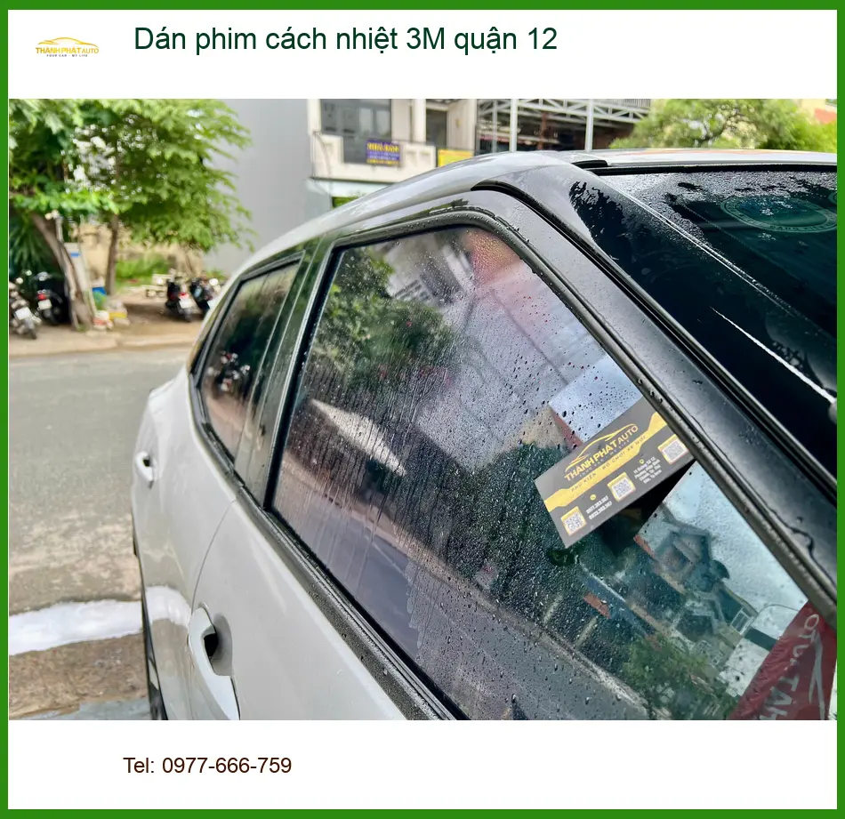 Địa Chỉ Dán Phim Cách Nhiệt Ô Tô phim cách nhiệt 3M quận 12 - Giá Tốt TPHCM ảnh thực tế 3