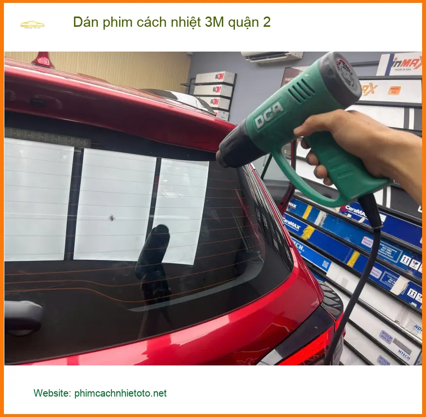 Trung Tâm Dán Phim Cách Nhiệt Ô Tô phim cách nhiệt 3M quận 2 - Thi Công Chuyên Nghiệp ảnh thực tế 2