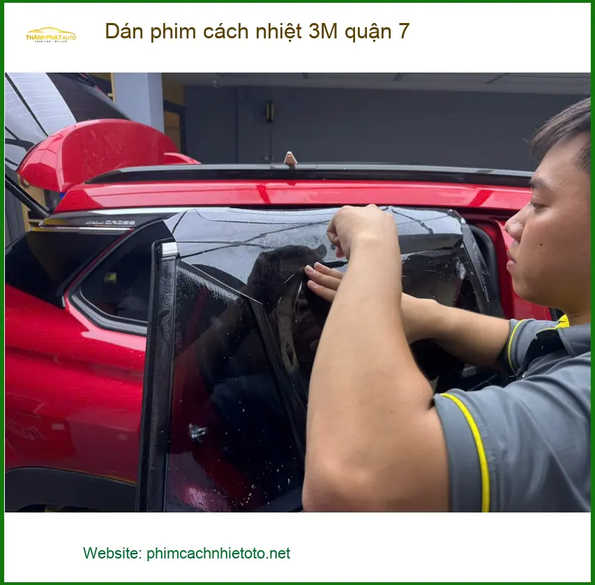 Nơi Dán Phim Cách Nhiệt Ô Tô phim cách nhiệt 3M quận 7 - Giá Tốt TPHCM ảnh thực tế 2