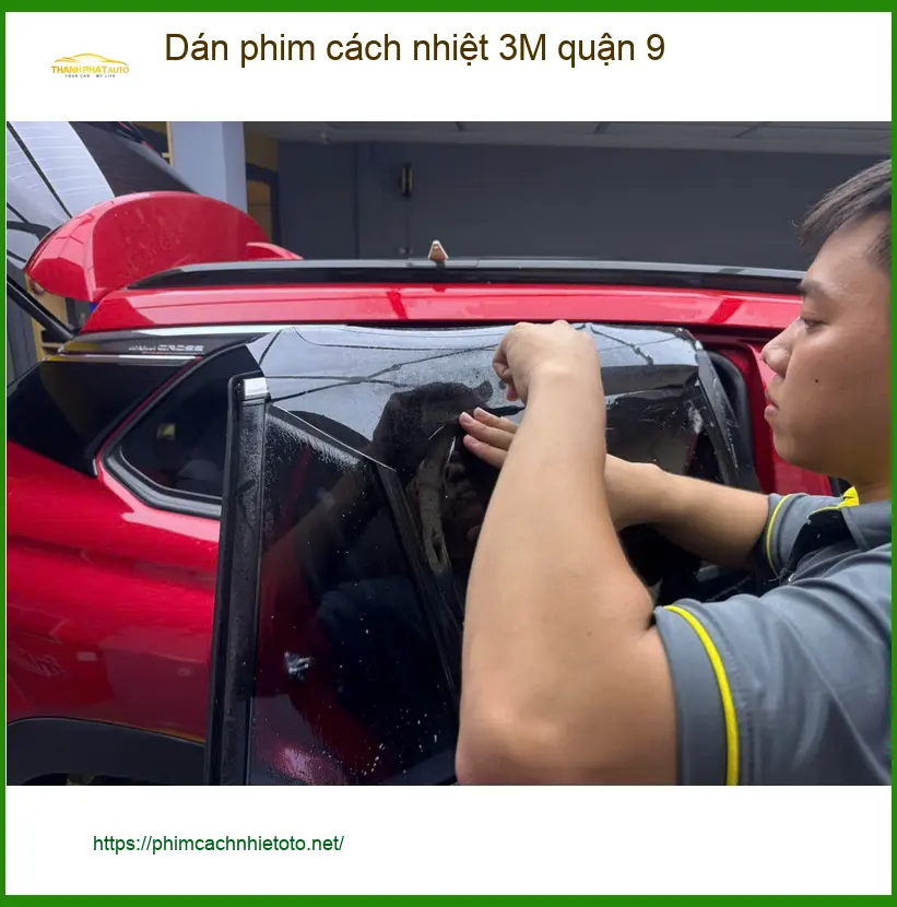Trung Tâm Dán Phim Cách Nhiệt Ô Tô phim cách nhiệt 3M quận 9 - Thi Công Chuyên Nghiệp ảnh thực tế 2