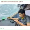 Địa Chỉ Dán Phim Cách Nhiệt Ô Tô Ceramax quận 3 - Lắp Đặt Uy Tín TPHCM