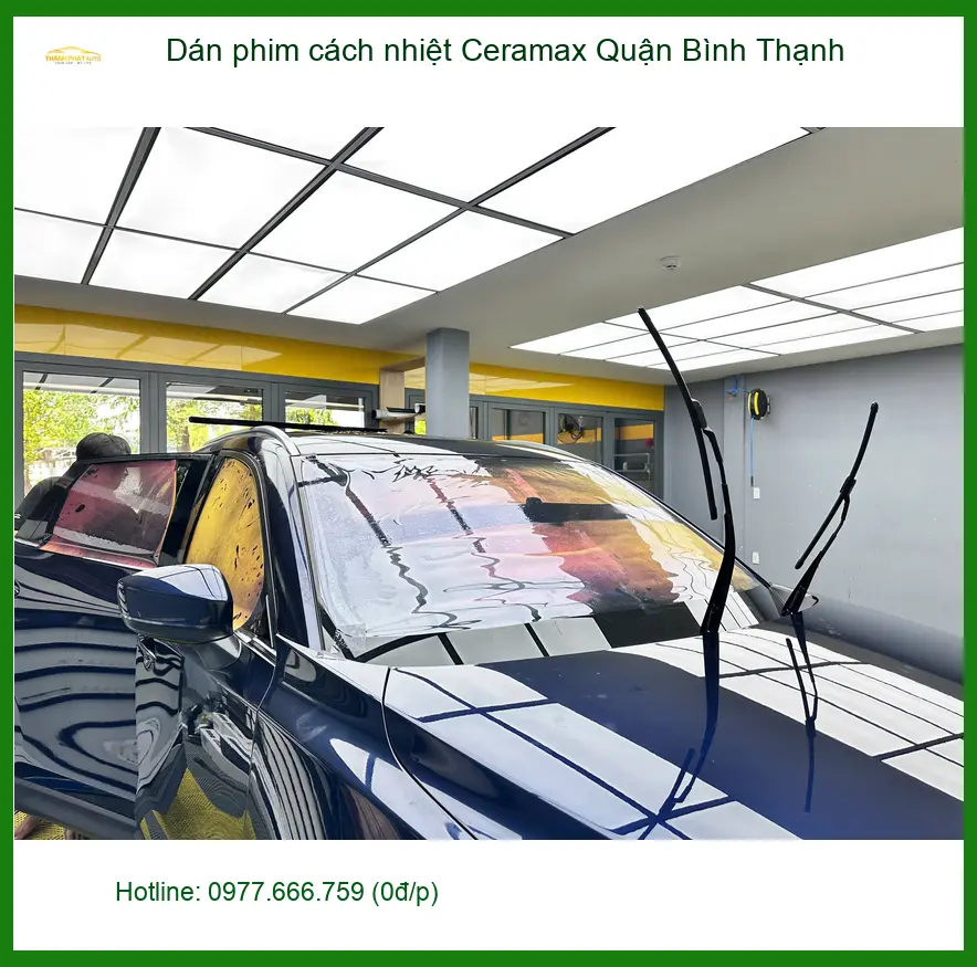 Nơi Dán Phim Cách Nhiệt Ô Tô Ceramax Quận Bình Thạnh - Giá Tốt TPHCM ảnh thực tế 3