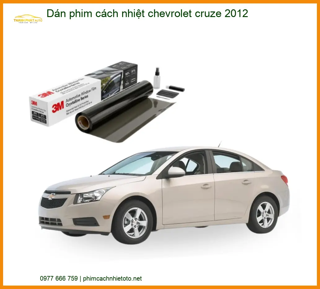 Dán Phim Cách Nhiệt Chevrolet Cruze 2012 - Địa Chỉ Thi Công Chính Hãng TPHCM