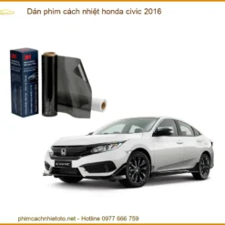 Dán Phim Cách Nhiệt Honda Civic 2016 - Trung Tâm Thi Công Uy Tín TPHCM