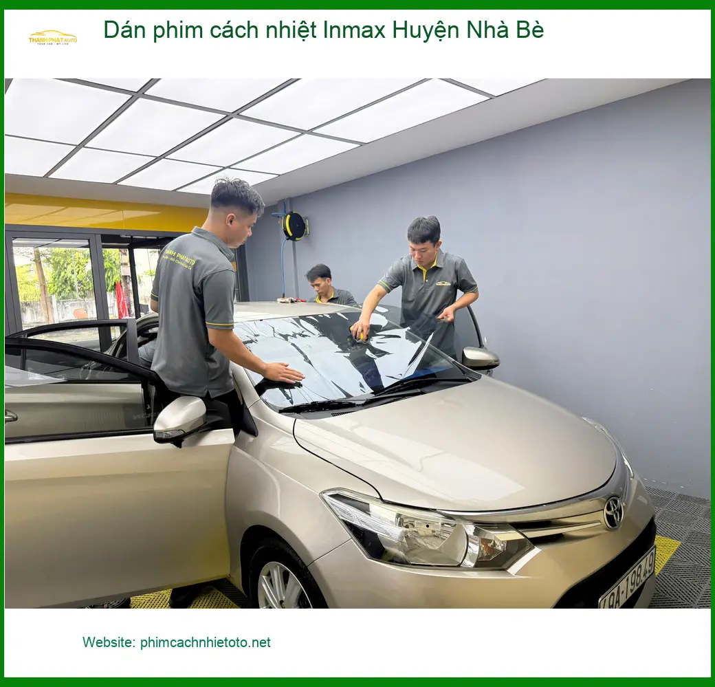 Nơi Dán Phim Cách Nhiệt Ô Tô phim cách nhiệt Inmax Huyện Nhà Bè - Giá Tốt TPHCM ảnh thực tế 2