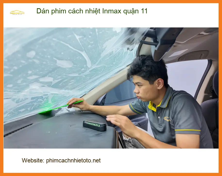 Nơi Dán Phim Cách Nhiệt Ô Tô phim cách nhiệt Inmax quận 11 - Giá Tốt TPHCM ảnh thực tế 2