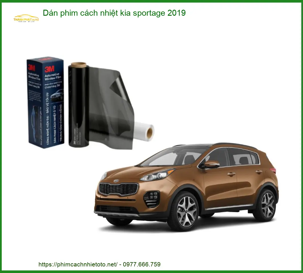 Dán Phim Cách Nhiệt Kia Sportage 2019 - Trung Tâm Lắp Đặt Uy Tín TPHCM