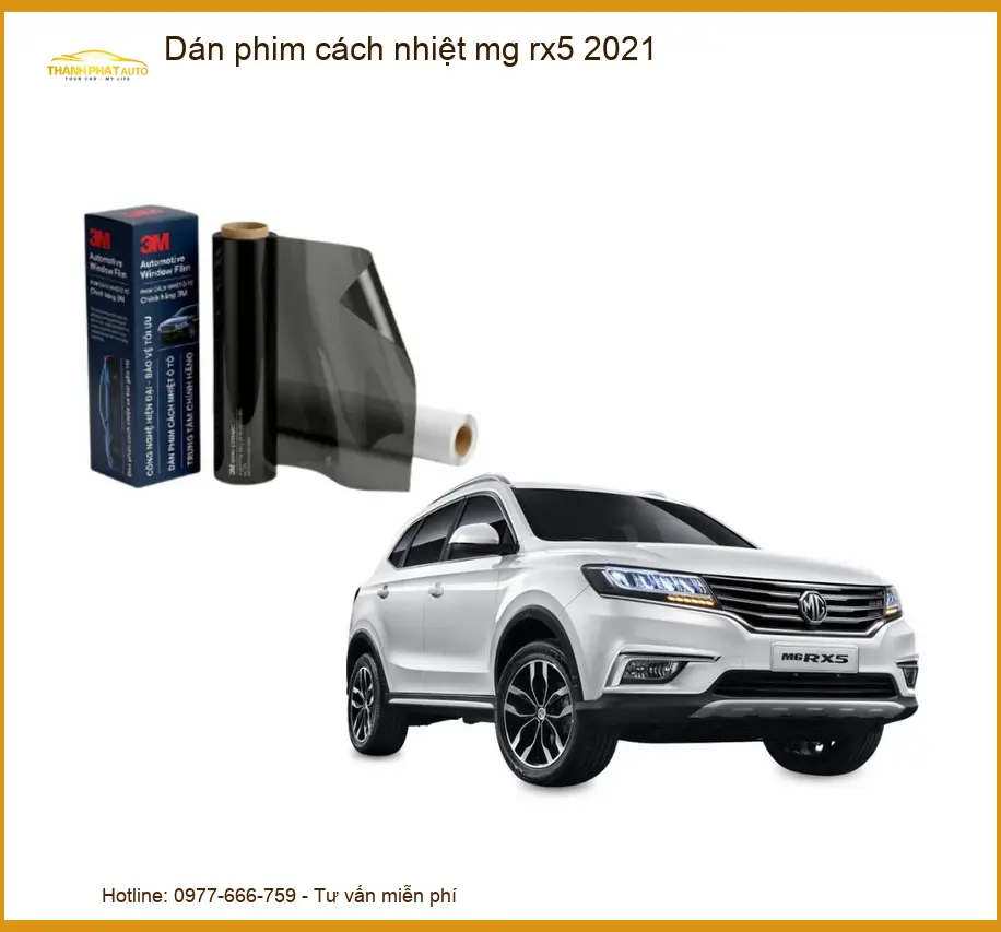 Dán phim cách nhiệt MG RX5 2021 - Trung Tâm Thi Công Uy Tín TPHCM