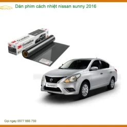 Dán Phim Cách Nhiệt Nissan Sunny 2016 - Địa Chỉ Lắp Đặt Chính Hãng TPHCM