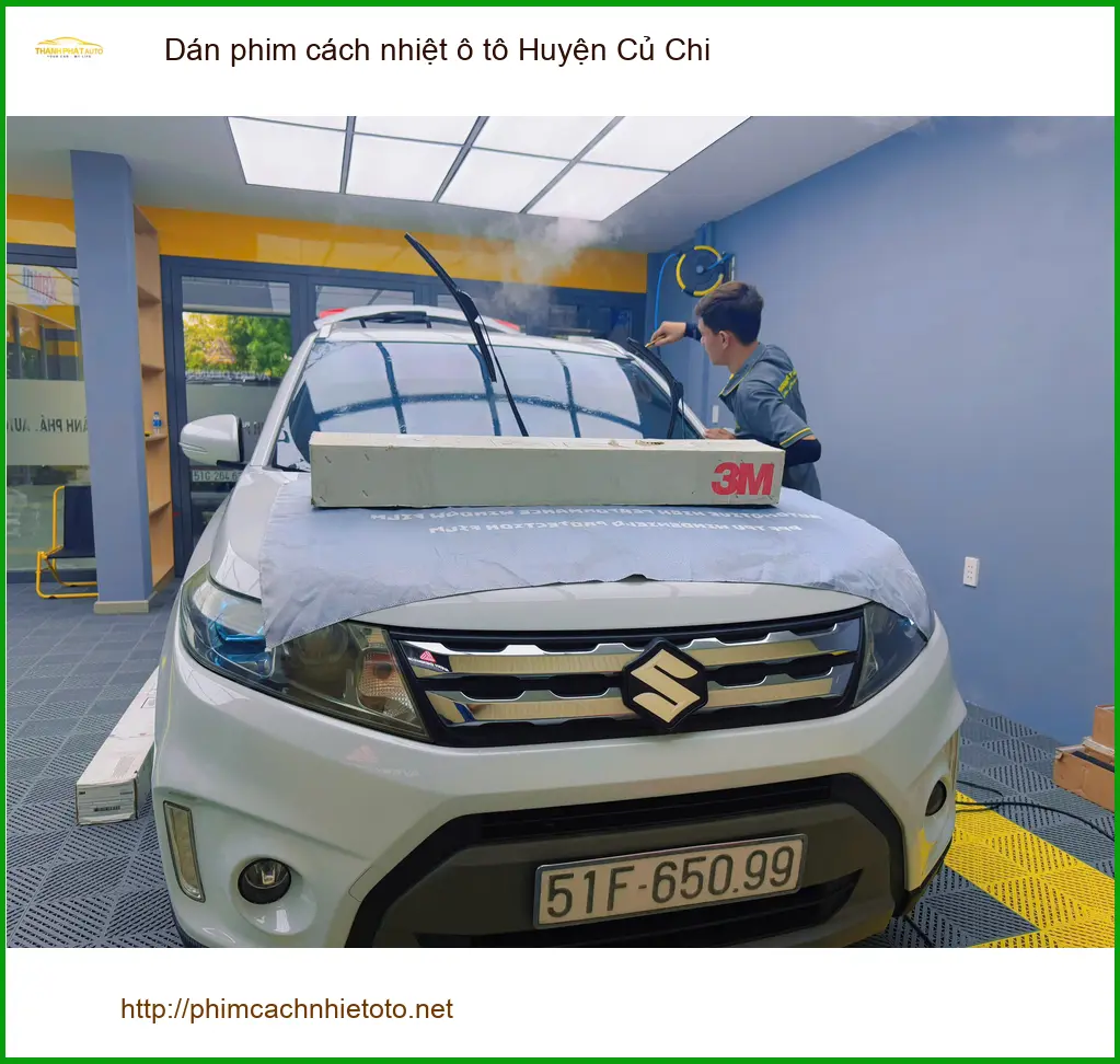 Trung Tâm Dán Phim Cách Nhiệt Ô Tô Huyện Củ Chi - Lắp Đặt Uy Tín TPHCM
