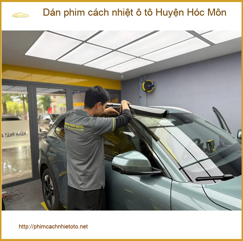 Trung Tâm Dán Phim Cách Nhiệt Ô Tô tại Huyện Hóc Môn - Lắp Đặt Uy Tín TPHCM ảnh thực tế 2