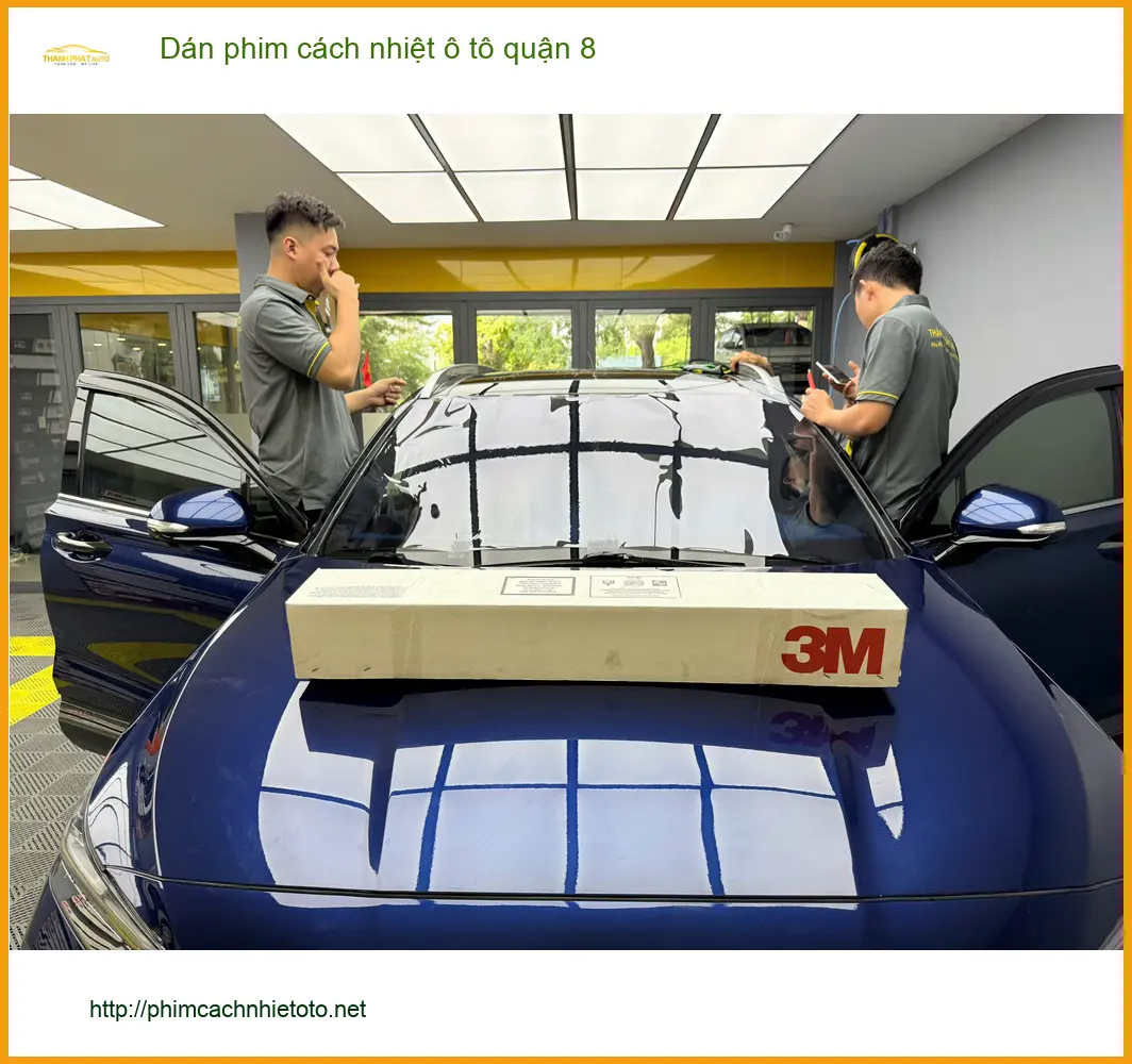 Trung Tâm Dán Phim Cách Nhiệt Ô Tô tại Quận 8 - Thi Công Chuyên Nghiệp ảnh thực tế 3