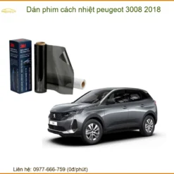 Dán Phim Cách Nhiệt Peugeot 3008 2018 - Địa Chỉ Lắp Đặt Chính Hãng TPHCM