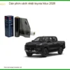 Dán Phim Cách Nhiệt Toyota Hilux 2026 - Địa Chỉ Thi Công Uy Tín TPHCM