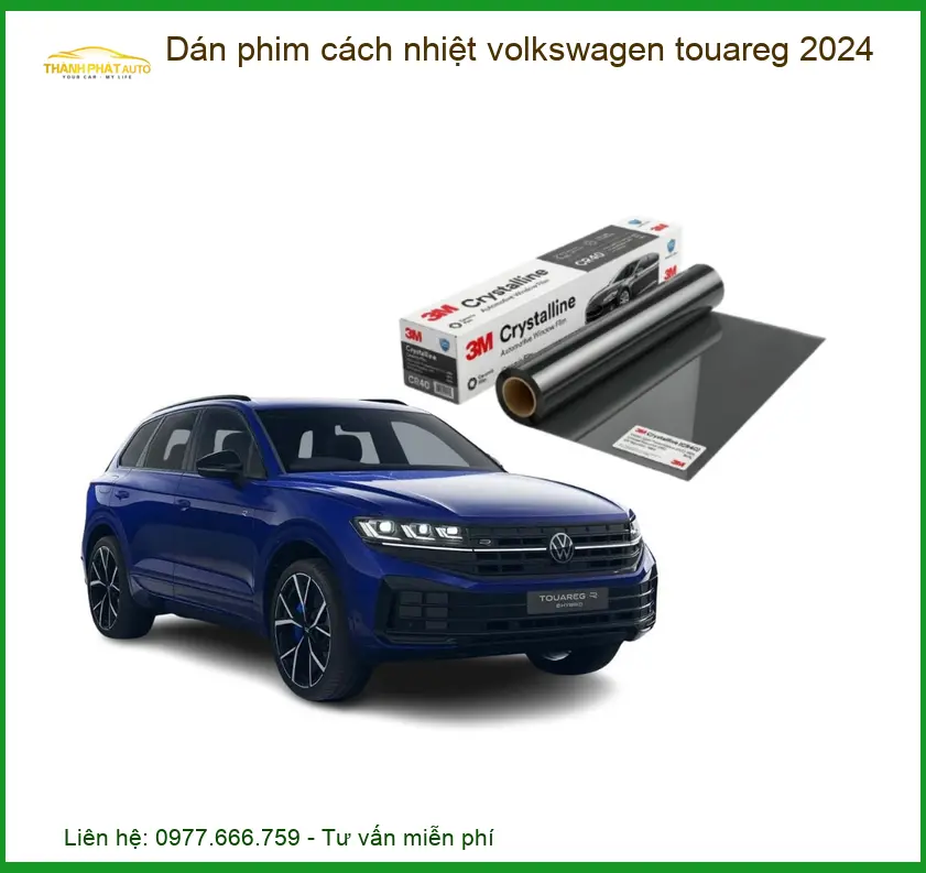 Dán Phim Cách Nhiệt Volkswagen Touareg 2024 - Trung Tâm Thi Công Chính Hãng TPHCM
