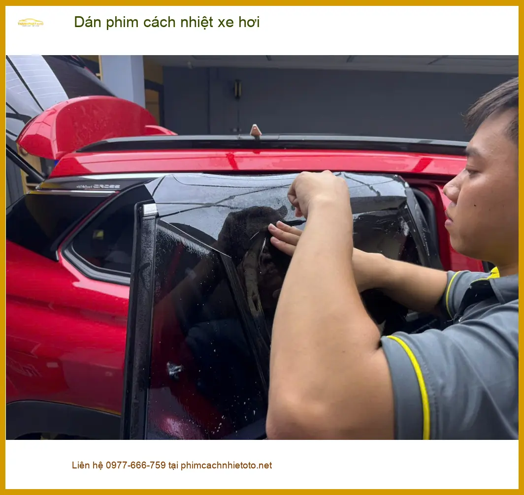 Anh Kiên dán phim cách nhiệt xe hơi Creta tại Quận 9 chống nóng mùa hè ảnh thực tế 5