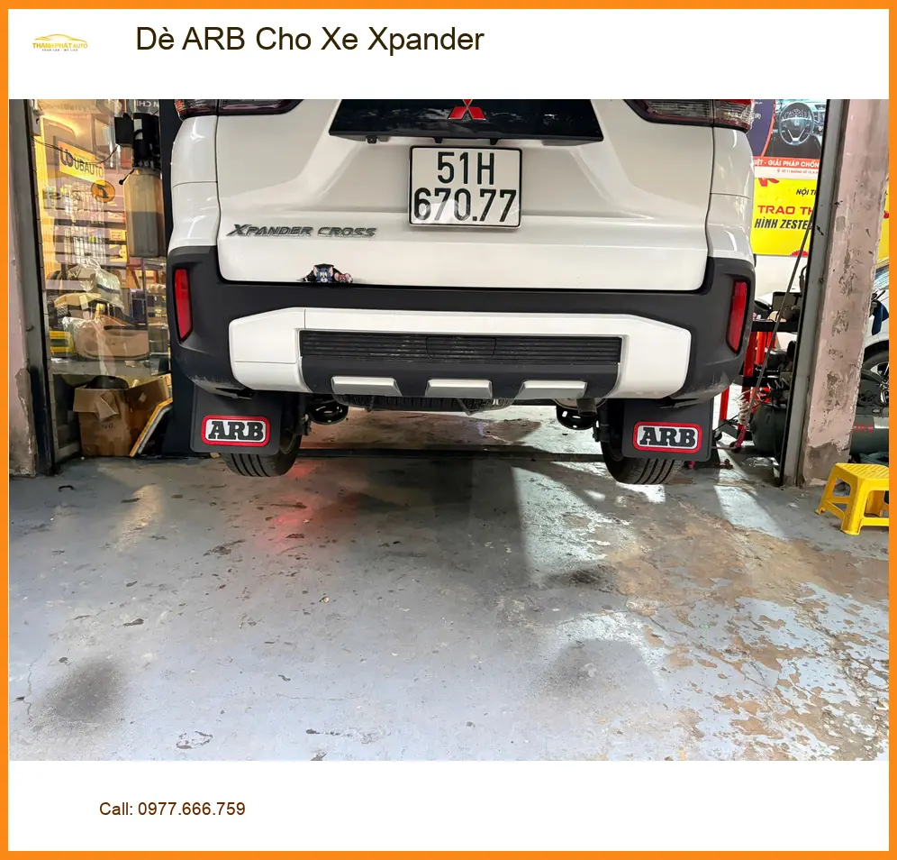 Anh Khang lắp dè ARB cho Mitsubishi Xpander tại Quận 12, an tâm đi đường xấu