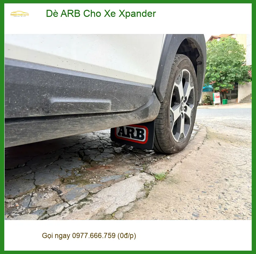 Anh Nhật lắp Dè ARB cho Xpander chống văng bùn đất tại Bình Tân ảnh thực tế 3