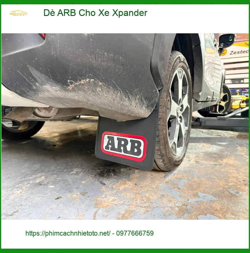 Anh Nhật lắp Dè ARB cho Xpander chống văng bùn đất tại Bình Tân ảnh thực tế 5