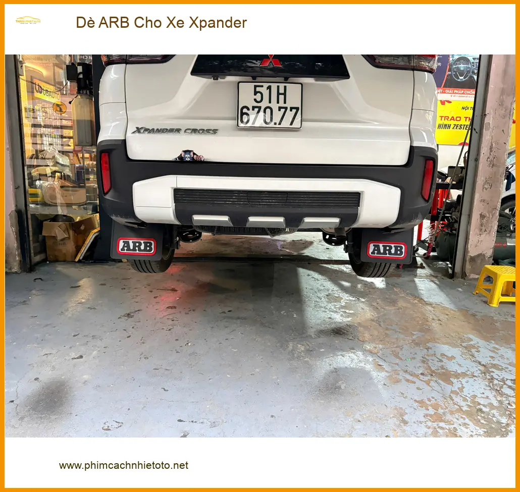Anh Quang lắp Dè ARB cho Xpander Quận Bình Thạnh để bảo vệ gầm xe khỏi bùn đất