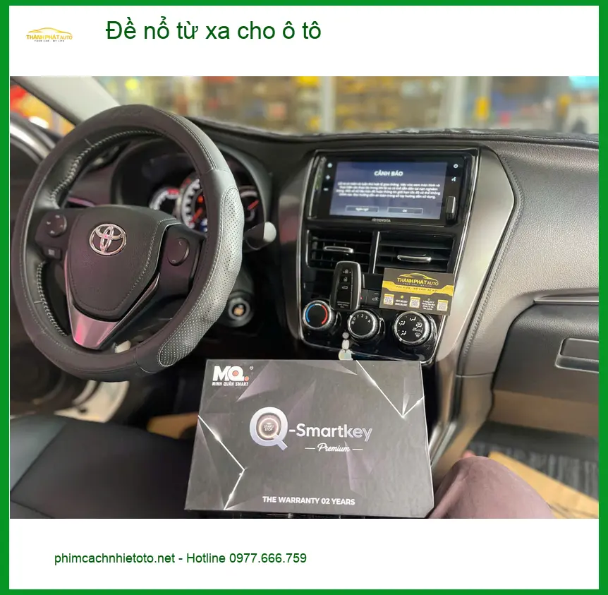 Chị Thảo lắp đề nổ từ xa cho Kia K3 tại Quận 7 để làm mát xe trước khi lên xe ảnh thực tế 3