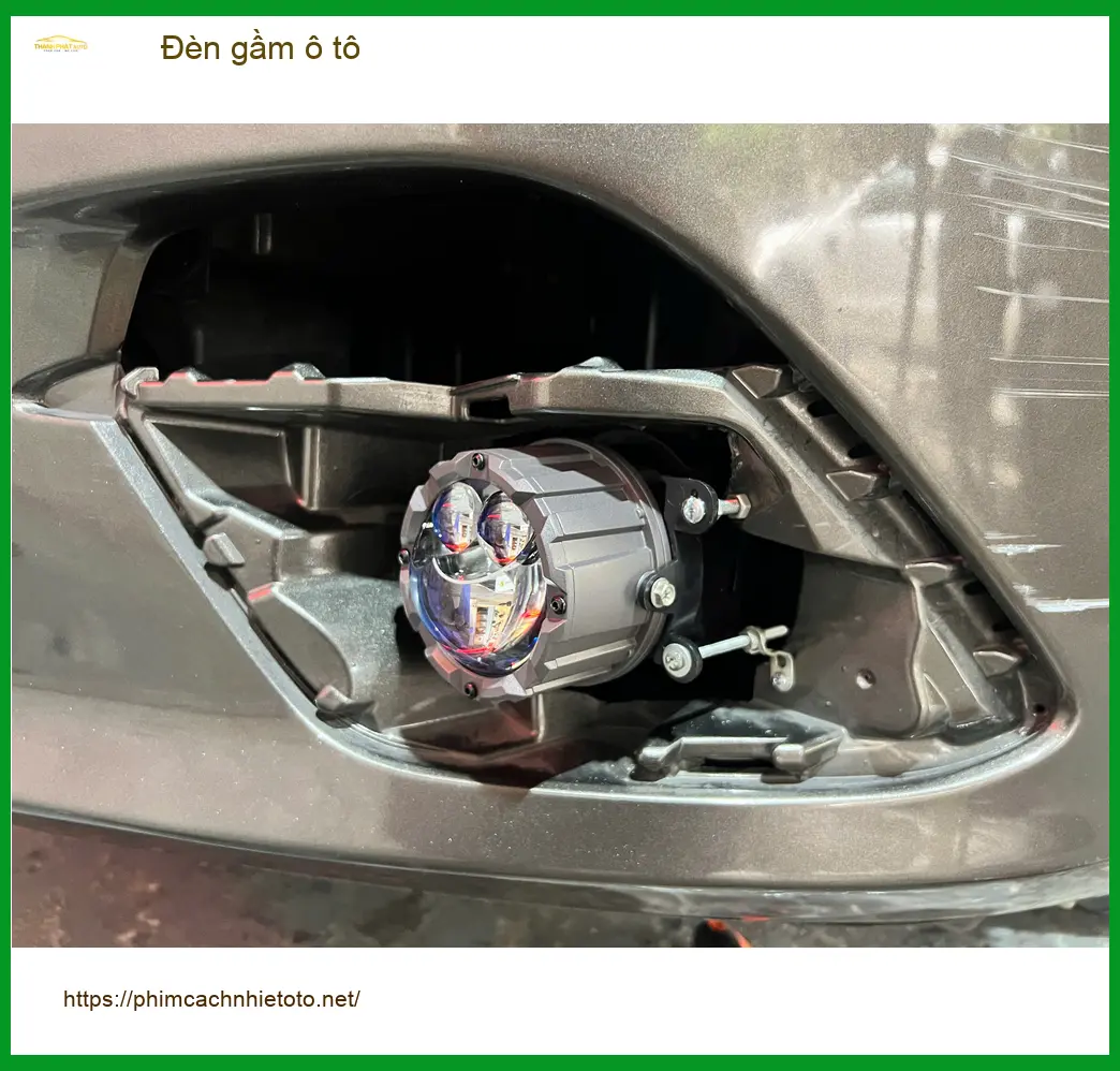 Anh Khôi nâng cấp đèn gầm ô tô cho Hyundai Accent tại Quận 2 vì đèn zin kém sáng ảnh thực tế 5