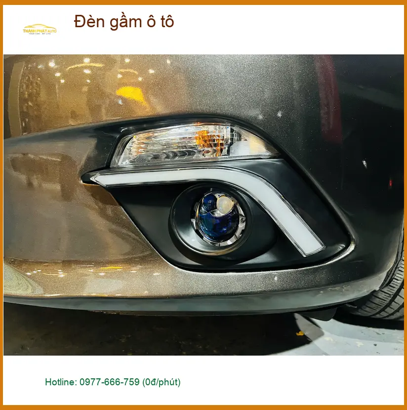 Anh Kiên độ đèn gầm ô tô Hyundai Creta vì đèn zin yếu khi đi đêm ở Quận 10