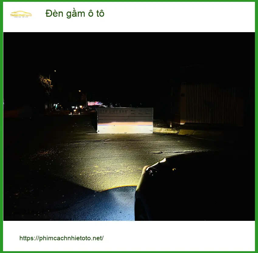 Anh Khang lắp đèn gầm ô tô cho Hyundai Accent tại Quận 9 để cải thiện tầm nhìn ban đêm ảnh thực tế 3