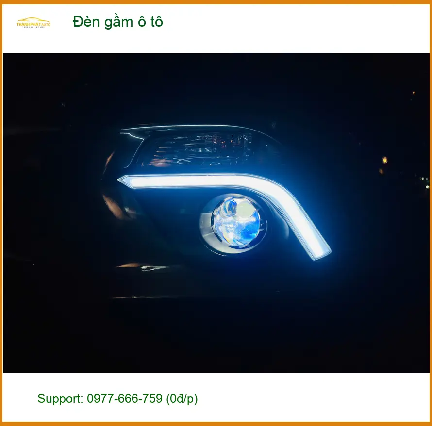 Anh Khang lắp đèn gầm ô tô cho Hyundai Accent tại Quận 9 để cải thiện tầm nhìn ban đêm ảnh thực tế 4