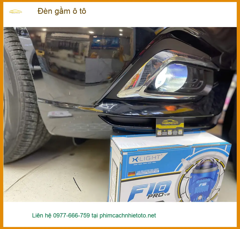 Anh Khải lắp đèn gầm ô tô cho Honda CRV tại Cần Giờ để đi đường sương mù an toàn hơn ảnh thực tế 2