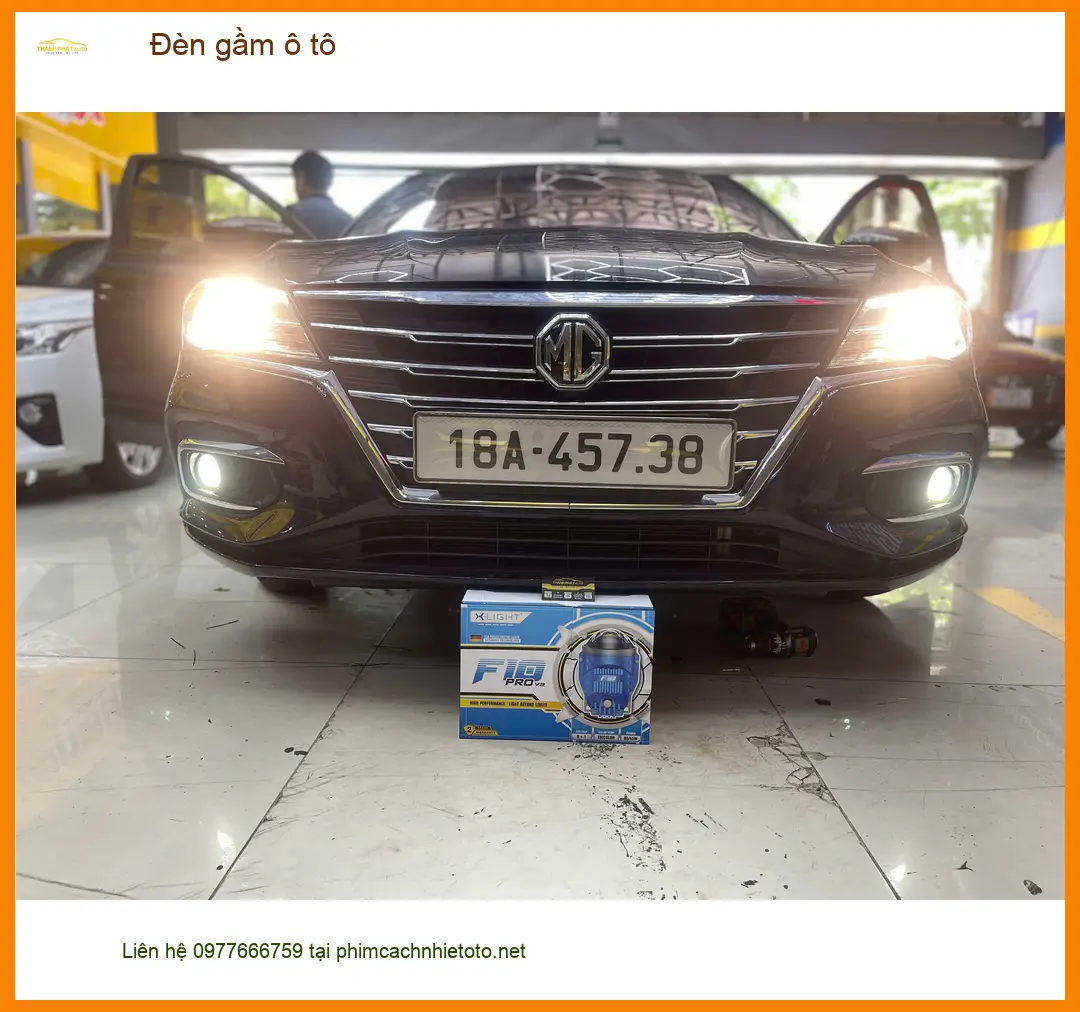 Anh Khải lắp đèn gầm ô tô cho Honda CRV tại Cần Giờ để đi đường sương mù an toàn hơn ảnh thực tế 3