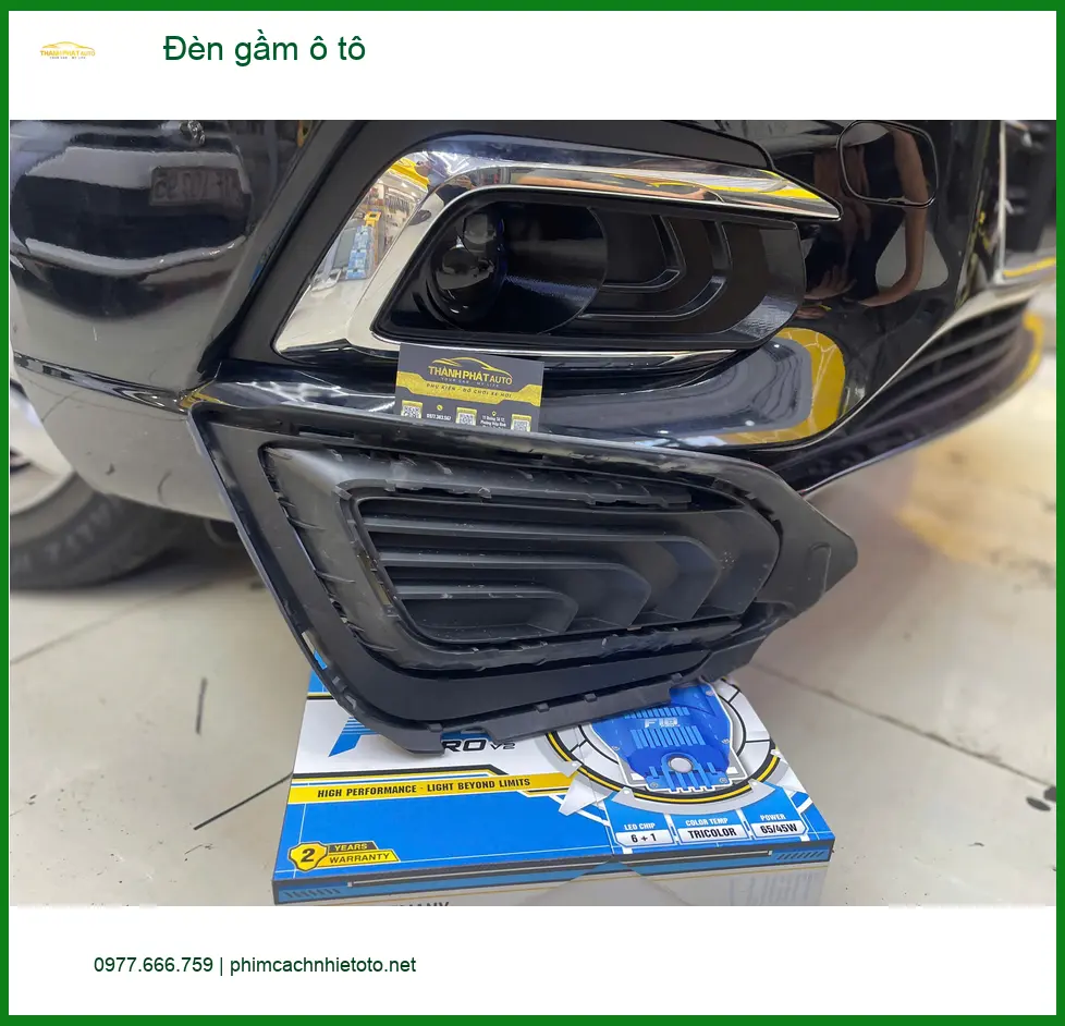 Anh Khải lắp đèn gầm ô tô cho Honda CRV tại Cần Giờ để đi đường sương mù an toàn hơn ảnh thực tế 5