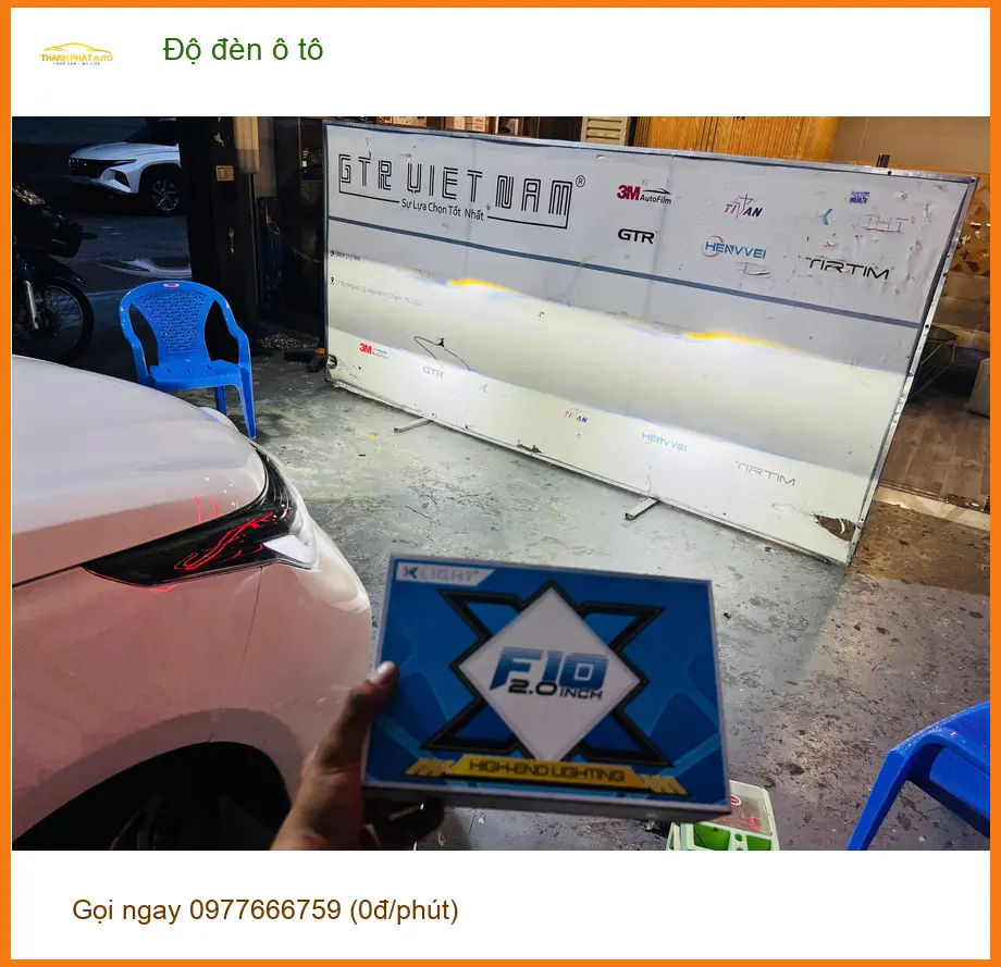 Chú Đạt độ đèn ô tô cho Suzuki XL7 để lái xe an toàn hơn ở Bình Chánh