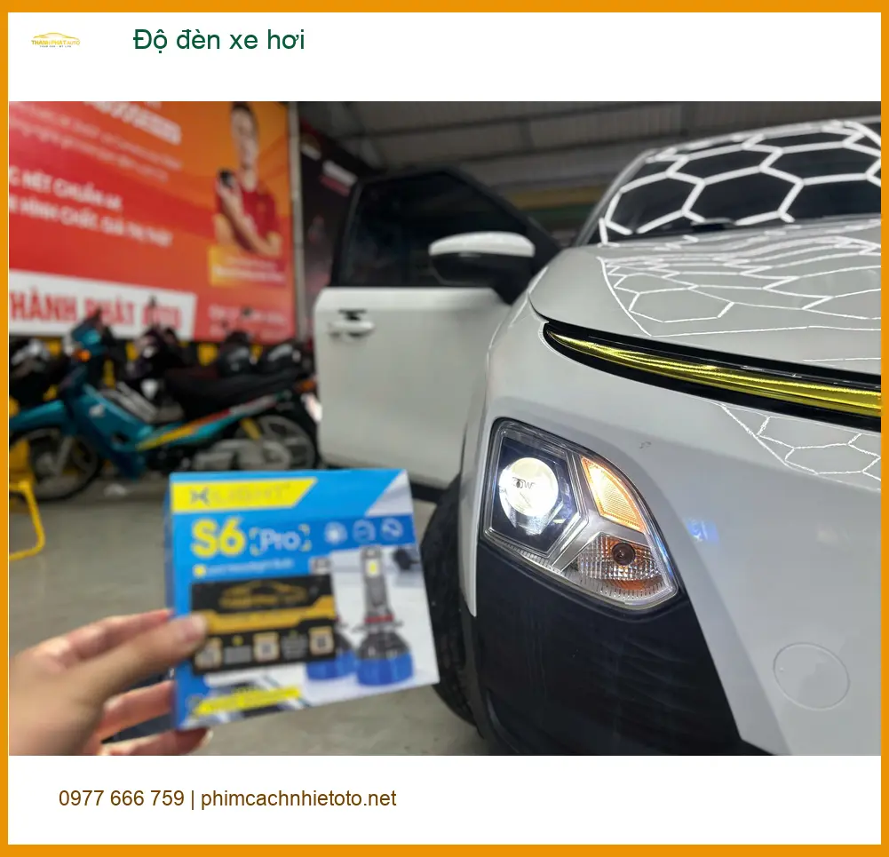 Anh Khải độ đèn xe hơi Hyundai Elantra ở Quận 1 vì đèn zin quá yếu ảnh thực tế 3