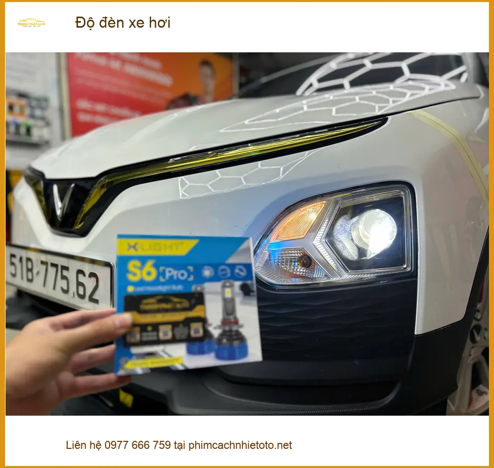 Anh Khải độ đèn xe hơi Hyundai Elantra ở Quận 1 vì đèn zin quá yếu ảnh thực tế 4
