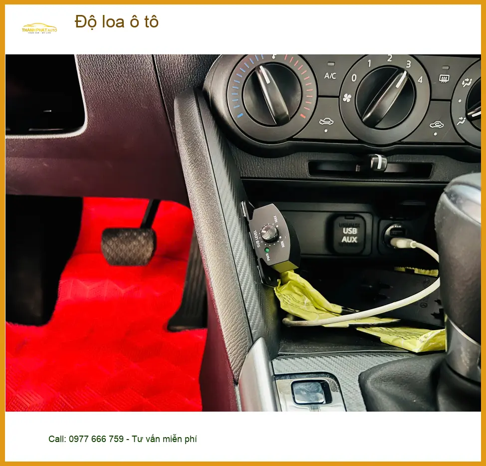 Chú Cường độ loa ô tô cho Suzuki XL7 tại Quận 8 để trải nghiệm âm thanh sống động hơn ảnh thực tế 4