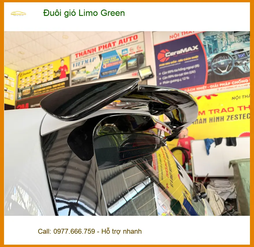 Chị Mai Anh lắp đuôi gió Limo Green cho Hyundai Accent tại Quận 3 muốn tăng vẻ thể thao ảnh thực tế 3